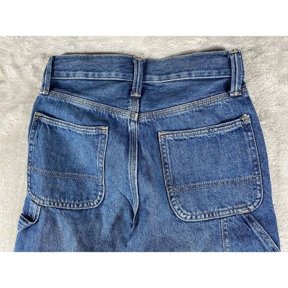 GAP Kids ‘90s Original Straight Carpenter Jeans - Size 12 Slim - Blue Denim EUC - Picture 10 of 13